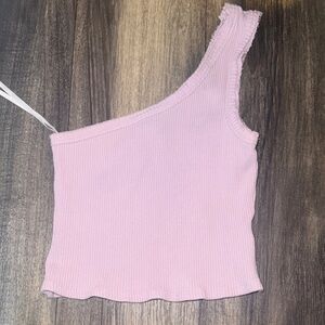 Urban Outfitters One-Shoulder Ribbed Top